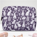 Easter bunny pattern Make Up Pouch (Medium)