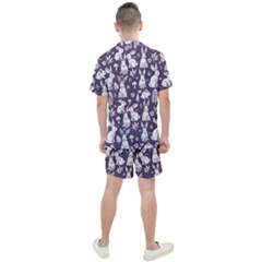 Men s Mesh T-Shirt and Shorts Set 