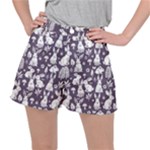 Easter bunny pattern Women s Ripstop Shorts