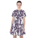 Easter bunny pattern Sailor Dress