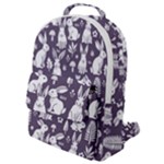 Easter bunny pattern Flap Pocket Backpack (Small)