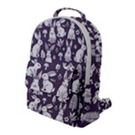 Easter bunny pattern Flap Pocket Backpack (Large)