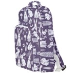 Easter bunny pattern Double Compartment Backpack