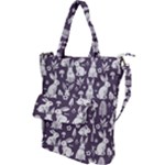 Easter bunny pattern Shoulder Tote Bag