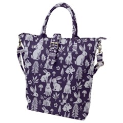 Buckle Top Tote Bag 