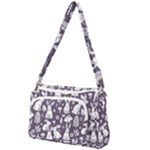 Easter bunny pattern Front Pocket Crossbody Bag