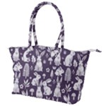 Easter bunny pattern Canvas Shoulder Bag