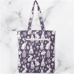 Double Zip Up Tote Bag 