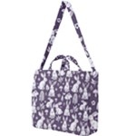 Easter bunny pattern Square Shoulder Tote Bag