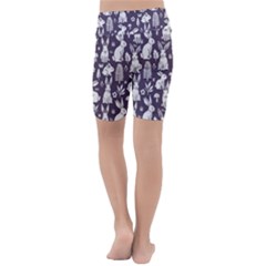 Kids  Lightweight Velour Cropped Yoga Leggings 