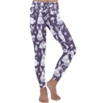 Easter bunny pattern Kids  Lightweight Velour Classic Yoga Leggings