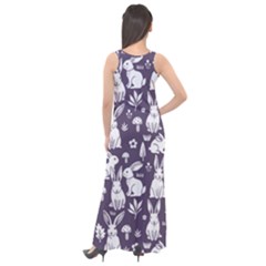 Sleeveless Velour Maxi Dress 