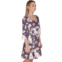 Velour Kimono Dress 