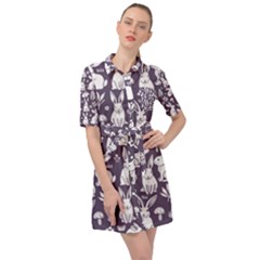 Belted Shirt Dress 