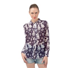 Long Sleeve Chiffon Shirt 