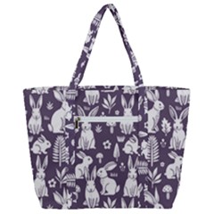 Zip Up Canvas Bag 