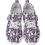 Easter bunny pattern Men s Velcro Strap Shoes