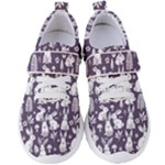 Easter bunny pattern Women s Velcro Strap Shoes