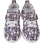 Easter bunny pattern Kids  Velcro Strap Shoes