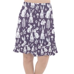 Fishtail Chiffon Skirt 