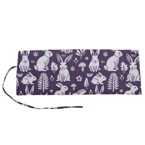 Easter bunny pattern Roll Up Canvas Pencil Holder (S) from ArtsNow.com
