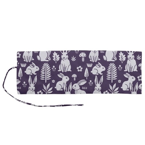 Easter bunny pattern Roll Up Canvas Pencil Holder (M) from ArtsNow.com