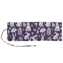 Easter bunny pattern Roll Up Canvas Pencil Holder (M) from ArtsNow.com