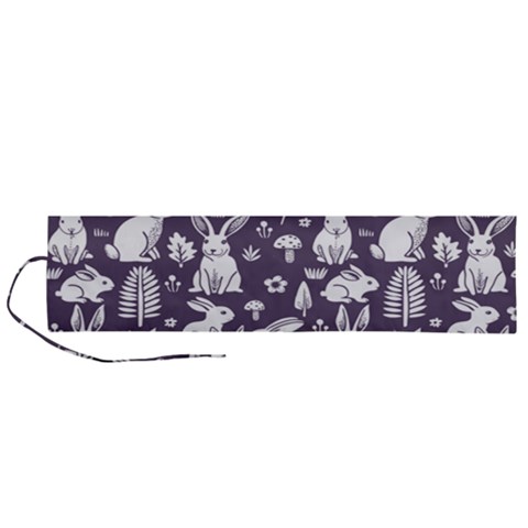 Easter bunny pattern Roll Up Canvas Pencil Holder (L) from ArtsNow.com