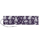 Easter bunny pattern Roll Up Canvas Pencil Holder (L)