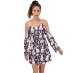 Easter bunny pattern Boho Dress