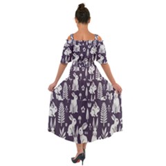 Shoulder Straps Boho Maxi Dress  