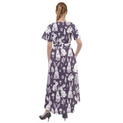 Front Wrap High Low Dress 