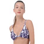 Easter bunny pattern Knot Up Bikini Top
