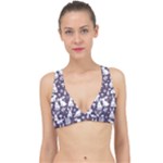 Easter bunny pattern Classic Banded Bikini Top