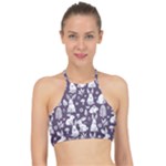 Easter bunny pattern Halter Bikini Top