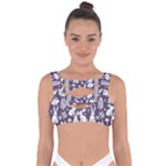 Easter bunny pattern Bandaged Up Bikini Top