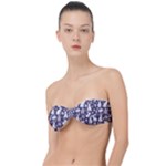 Easter bunny pattern Classic Bandeau Bikini Top 