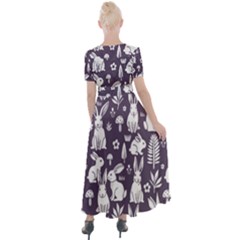 Button Up Short Sleeve Maxi Dress 
