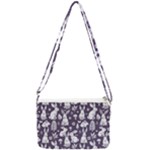Easter bunny pattern Double Gusset Crossbody Bag