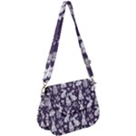 Easter bunny pattern Saddle Handbag