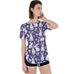 Easter bunny pattern Perpetual Short Sleeve T-Shirt