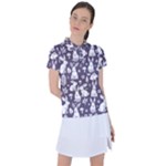 Easter bunny pattern Women s Polo T-Shirt