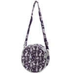 Easter bunny pattern Crossbody Circle Bag