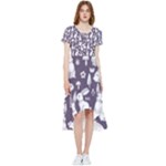 Easter bunny pattern High Low Boho Dress