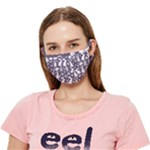 Easter bunny pattern Crease Cloth Face Mask (Adult)