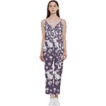 Easter bunny pattern V-Neck Camisole Jumpsuit