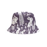 Easter bunny pattern Inside Out Bucket Hat (Kids)