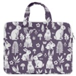 Easter bunny pattern MacBook Pro 13  Double Pocket Laptop Bag