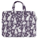 Easter bunny pattern MacBook Pro 15  Double Pocket Laptop Bag 