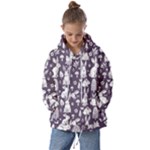 Easter bunny pattern Kids  Oversized Hoodie